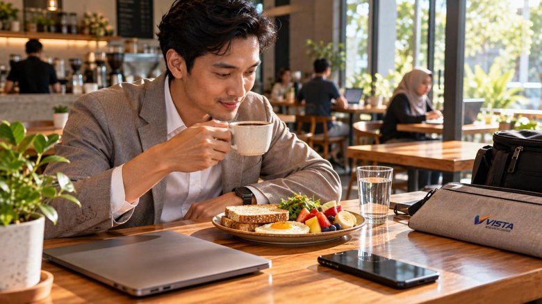 Kopi Pagi Bukan Pengganti Sarapan Seimbang