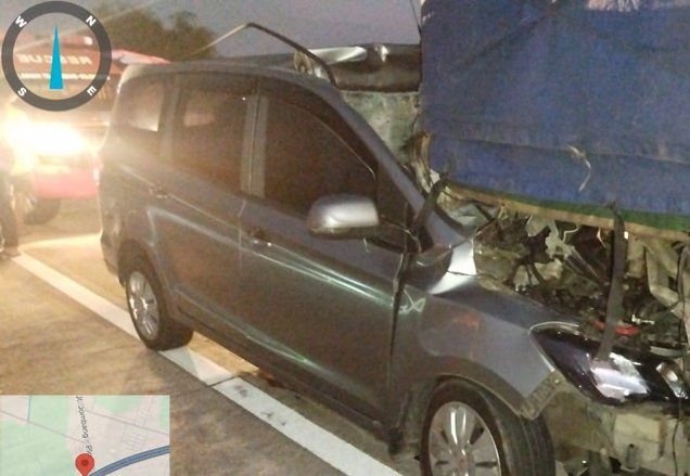 Mobil Tabrak Truk di Tol Jomo, Nyawa Tiga Penumpang Melayang