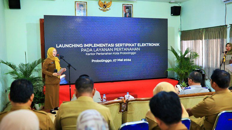 Kantor Pertanahan Kota Probolinggo Terapkan Sertifikat Elektronik