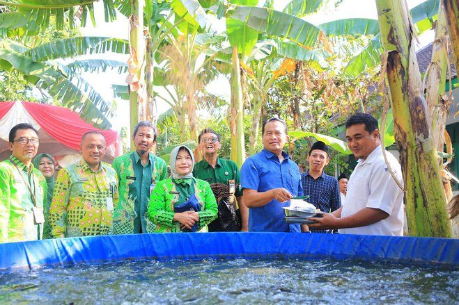 Warga Pesantren di Probolinggo Ikuti Sekolah Lapang Budidaya Lele
