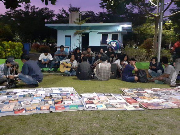 Perbanyak Literasi, Sejumlah Perguruan Tinggi Malang Gelar Lapak Baca