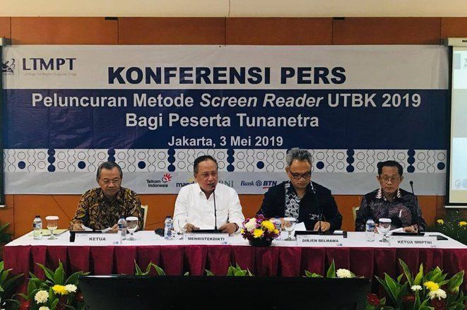 LTMPT Luncurkan Metode <em>Screen Reader</em> UTBK 2019 Bagi Tunanetra