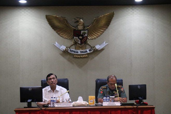 Di Rapim Kopassus, Luhut Beber Kedaulatan RI atas Natuna