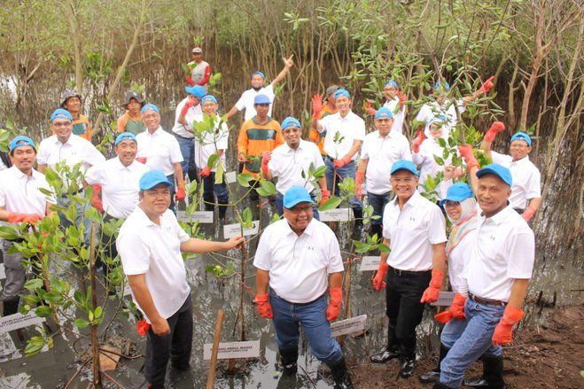 Pemkot Tanam 5.000 Mangrove untuk Tahan Abrasi dan Erosi
