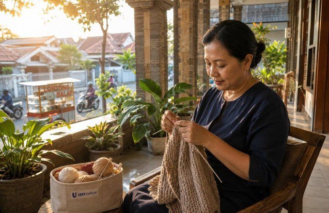 Merajut Menjadi Aktivitas Kreatif Lintas Generasi