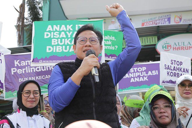 Muhaimin Iskandar Ajak Masyarakat Surabaya Setop Kekerasan Perempuan dan Anak