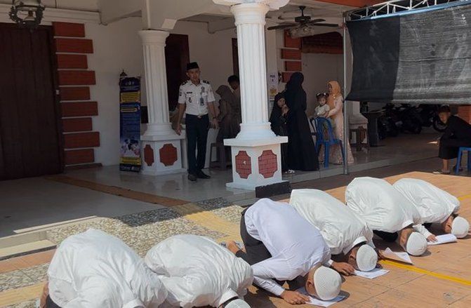 461 Warga Binaan Lapas Mojokerto Terima Remisi Idulfitri, Lima Langsung Bebas