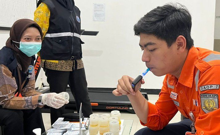 PT KAI Madiun Cek Kesehatan Masinis Demi Keselamatan Mudik Lebaran