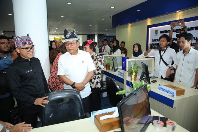 Moeldoko Resmikan Layanan Terpadu Pekerja Migran