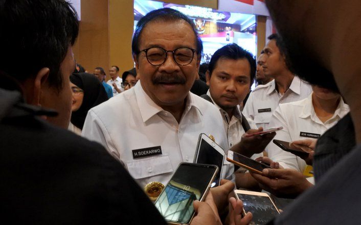 Soekarwo Pukul Rebana tandai Tutup Tahun