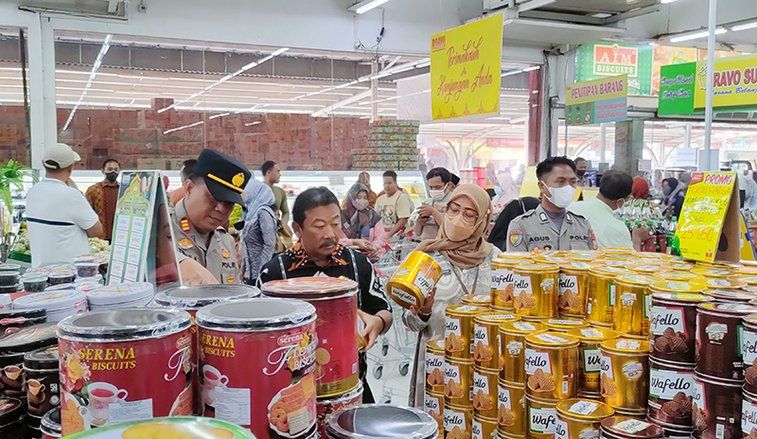 Jelang Lebaran TPID dan Satgas Pangan Jombang Gelar Sidak di Toko Modern, Ini Hasilnya