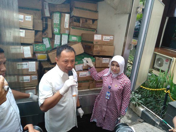 Satgas Pangan Polda Jatim Amankan Pengusaha Penyimpanan Daging Impor