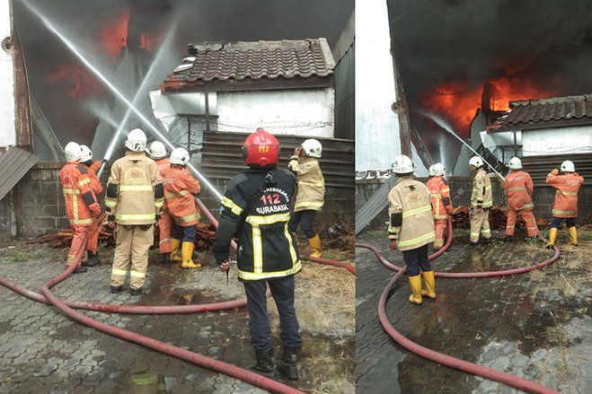 Kesadaran Masyarakat Lapor 112 Meningkat, Jumlah Kebakaran di Surabaya Menurun