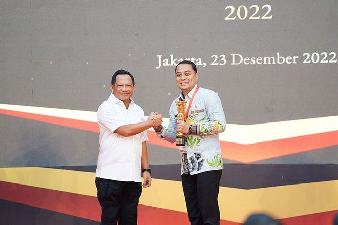 Kota Surabaya Dua Kali Berturut-turut Terima Penghargaan IGA, Ini Kata Walkot Eri Cahyadi