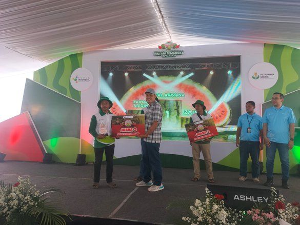 Produktivitas Semangka Tapal Kuda Naik 34 Persen, Petrokimia Gresik Gelar Lomba Pestani Jelang Ramadan