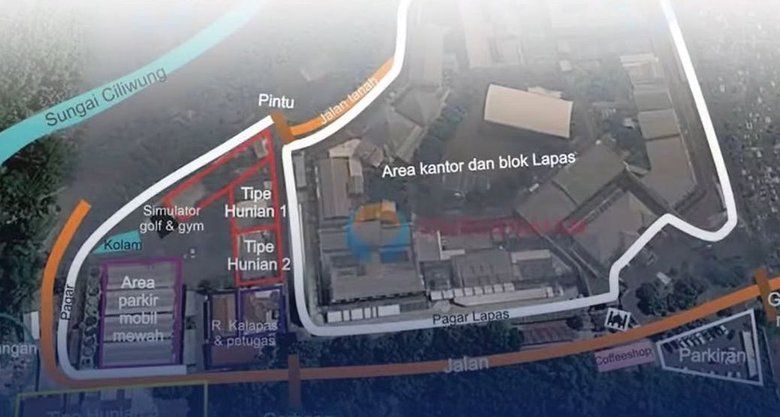 Celah Keamanan Terungkap di Belakang Lapas Cibinong