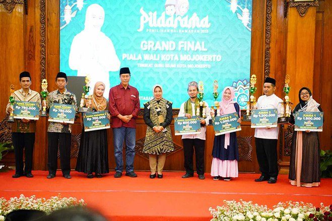 Gali Potensi Guru di Kota Mojokerto, Ning Ita Hadiri Pemilihan Dai Ramadan