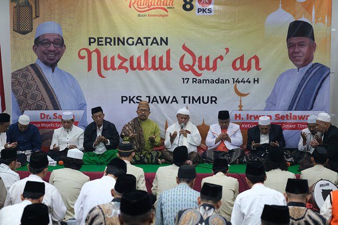 Gelar Peringatan Nuzulul Quran, PKS Jatim Berharap Terus Bersinergi untuk Negeri