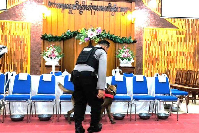 Sterilisasi Gereja Jelang Paskah, Polisi Probolinggo Kerahkan Unit Satwa K9