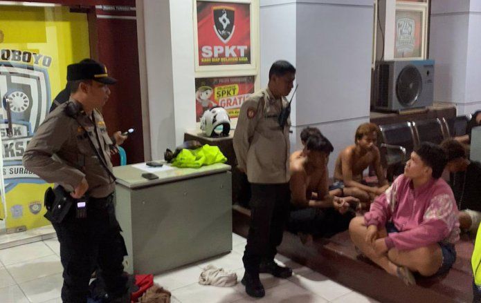 Seminggu Ramadan, Polrestabes Surabaya Amankan 16 Remaja Hendak Tawuran