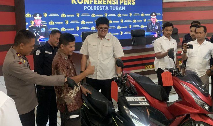 Dua Kasus Curanmor di Tuban Diungkap, Motor Korban Kembali
