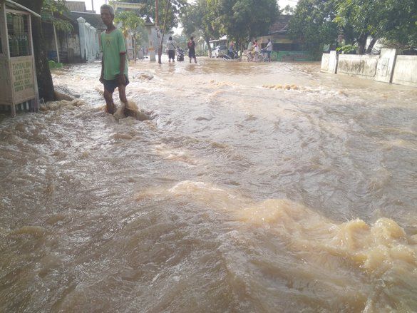Belasan Desa di Kabupaten Madiun Tergenang Banjir