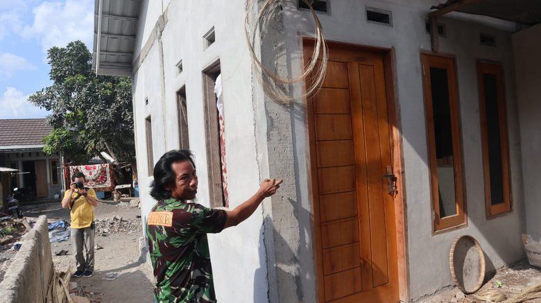 Menengok Pembangunan Rumah Tahan Gempa di Lombok