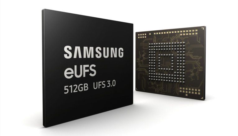 Samsung Mulai Produksi Massal eUFS 512 GB