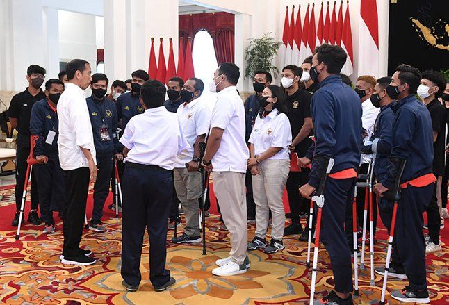 Timnas Sepak Bola Amputasi Indonesia Lolos ke Piala Dunia 2022, Ini Kata Presiden Jokowi