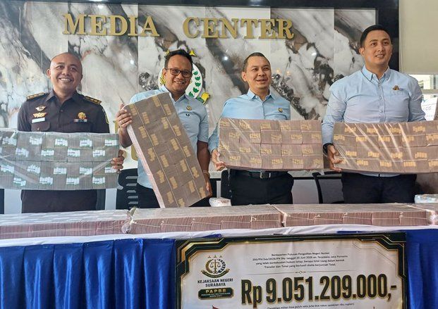 Rp9,05 Miliar Hasil TPPU Judi Online Disetor ke Kas Negara, Kejari Buru Aset Lain