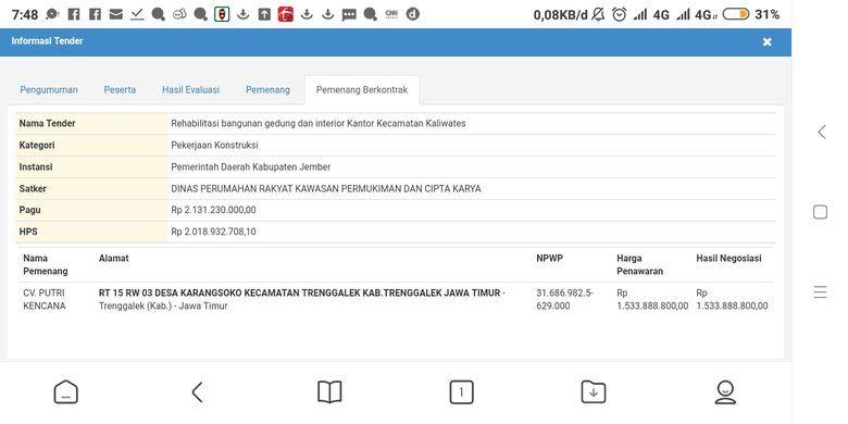 Kantor Kecamatan di Jember Ambruk, Camat Anggap Kucing Lewat
