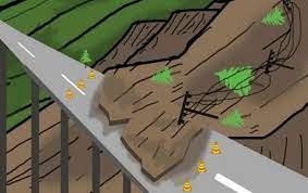 Tebing Setinggi 15 Meter di Jalur Pacet-Trawas Mojokerto Longsor