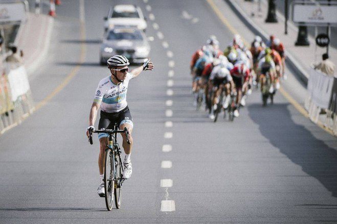 Alexander Kristoff Amankan <em>Red Jersey</em>