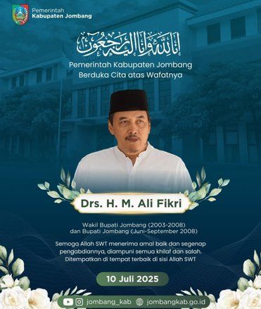 Ali Fikri, Bupati Jombang yang Menjabat Selama 103 Hari Itu Tutup Usia