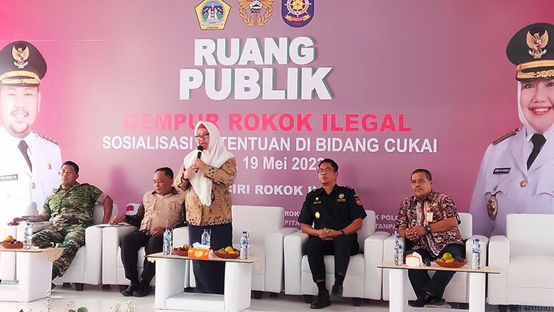 Komitmen Pemkab Gresik Gempur Rokok Ilegal, Satpol PP dan Bea Cukai Gresik Sosialisasikan Sanksi dan Aturannya