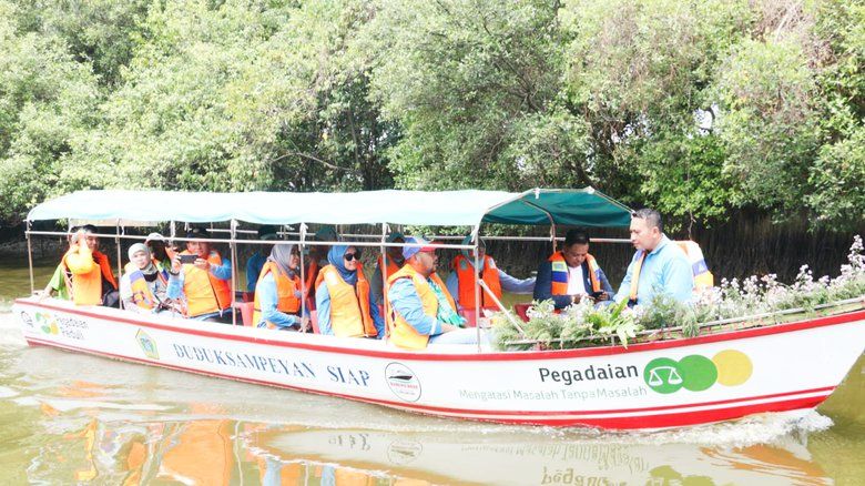 Wisata Susur Sungai Desa Kemudi Dibuka, Gus Yani Imbau Desa Lain Gali Potensi Wisata