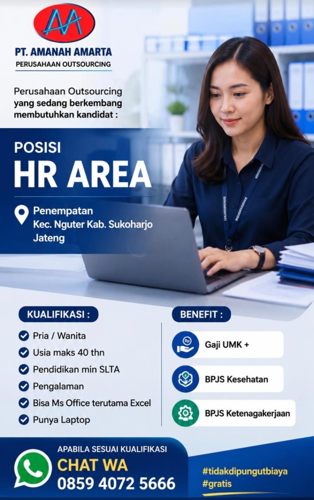 Iklan Lowongan AA