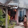Rumah Warga Desa Terusan Gedeg Mojokerto Terbakar, Ruang Tamu Ludes