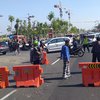 Cegah Kecelakaan, Dishub Pasang Pita Penggaduh di Merr2C Surabaya