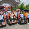 Pengemudi Becak dari Tiga Kota Terima 60 Becak Listrik Bantuan Pribadi Prabowo 