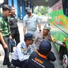 Cegah Kecelakaan, Polres dan Dishub Mojokerto Kota Gelar Periksa Kelayakan Bus dan Kesehatan Sopir