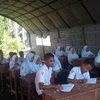 Sekolah Roboh, Pelajar di Jember Belajar di Tenda
