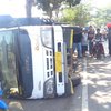 Diduga Sopir <em>Dump Truck</em> Mengantuk, Tabrak Motor dan MPU di Jalur Pantura