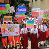 Pelajar Sekolah Dasar di Surabaya Deklrasi Anti <em>Bullying </em>