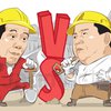 Jokowi dan Prabowo Akhirnya Bertemu di Stasiun MRT