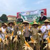 Gapoktan dan Polres Mojokerto Panen Raya Jagung, Tembus 14,56 Ton Per Hektar