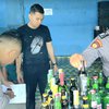Samapta Polres Gresik Gelar Razia, Sita Ratusan Botol Miras Berbagai Merek