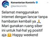 Kementerian Kominfo Cabut Pembatasan Akses Media Sosial 