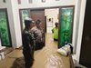 Banjir di Dawarblandong, TNI dan Polri Evakuasi Warga yang Terjebak di Dalam Rumah