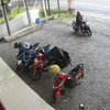 Aksi Pencurian Motor Milik Kurir di Mojokerto Terekam CCTV